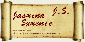 Jasmina Sumenić vizit kartica